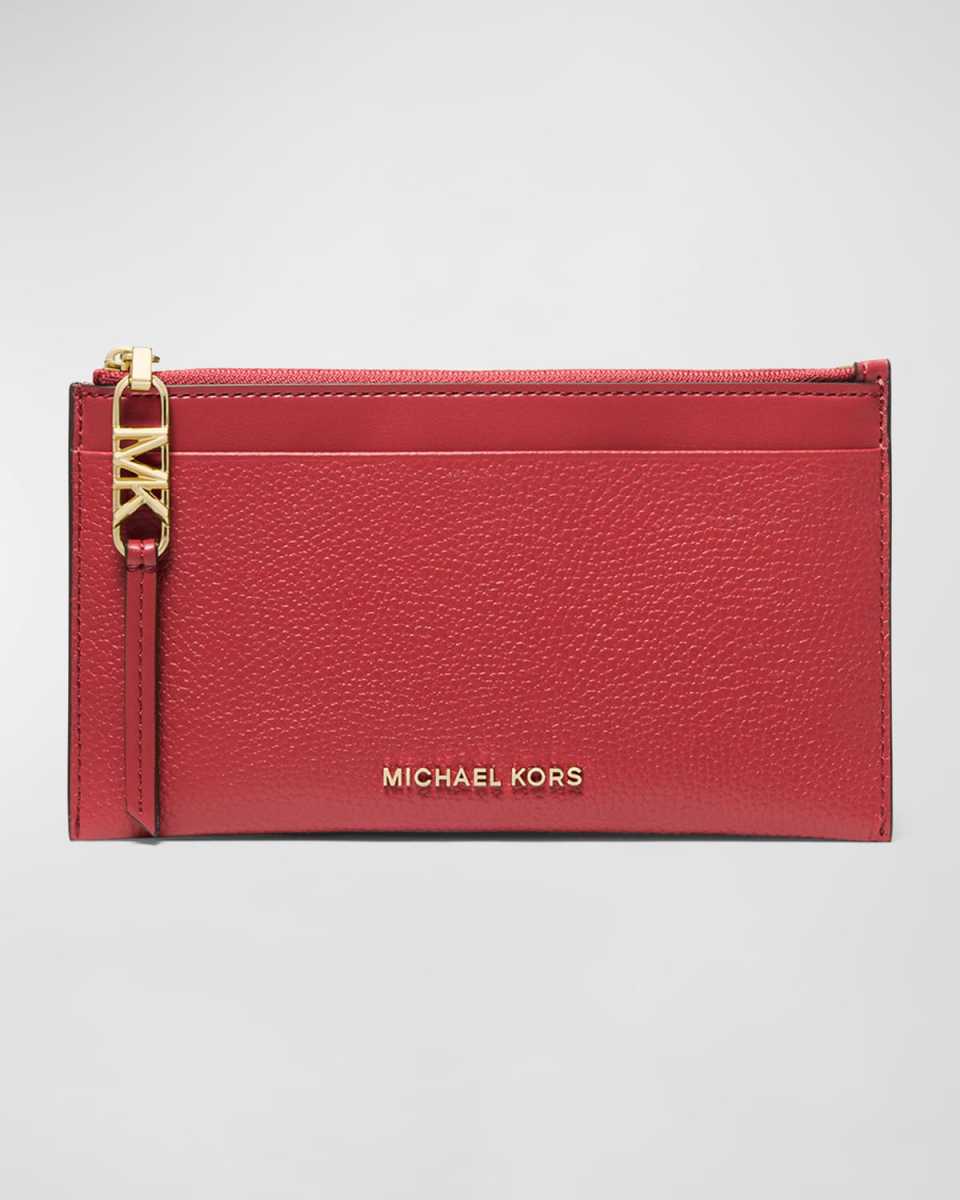 Large Zip Leather Card Holder